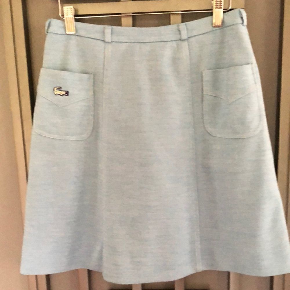 AS IS Vintage Heather light blue lined skirt